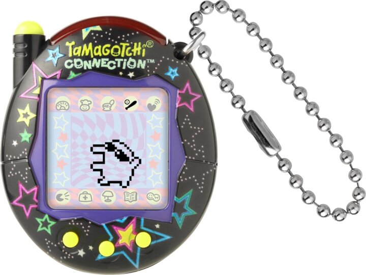Bandai Tamagotchi Connection Neon Stars Interaktív Kisállat - Fekete Bandai Tamagotchi Connection Neon Stars Interaktív Kisállat - Fekete