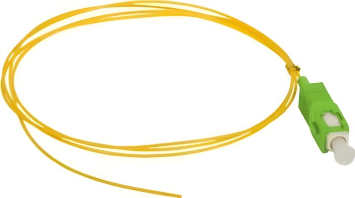Alantec Pigtail FOI-SCA-9SM-2-G657A SC/APC Optikai Patch Kábel 2m - Sárga