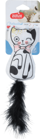 Zolux Macskajáték tollal és macskamentával 13 cm