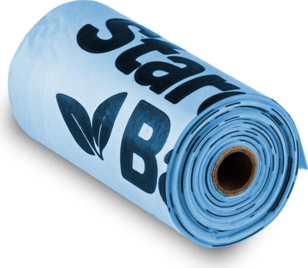 Starch Bag Bio Komposztálható Kutyaürülék zacskó 1 tekercs - Kék Starch Bag Bio Komposztálható Kutyaürülék zacskó 1 tekercs - Kék