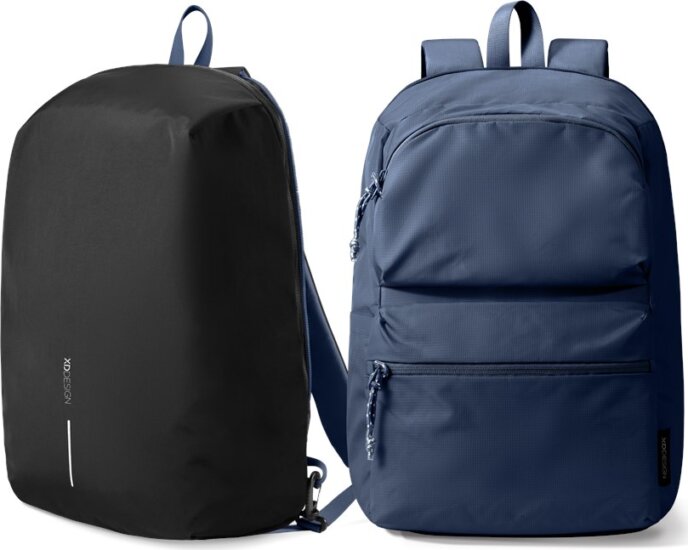 XD Design Switch 2 az 1-ben Kétoldalas hátizsák 22L - Fekete / Kék XD Design Switch 2 az 1-ben Kétoldalas hátizsák 22L - Fekete / Kék