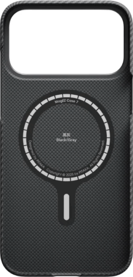 Pitaka iPhone 17 Pro Telefon Tok - Fekete / Szürke