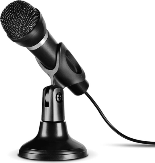 Speedlink Volity Asztali Kardioid Mikrofon - Fekete