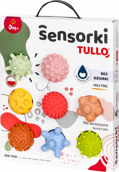 Tullo 8 részes Szenzoros fejlesztő labda bébijáték készlet - Pasztell színek Tullo 8 részes Szenzoros fejlesztő labda bébijáték készlet - Pasztell színek