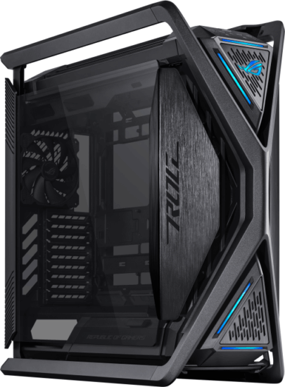 ASUS ROG HYPERION GR701 BTF EDITION Full Tower Számítógépház + 4db 140mm ventilátor - Fekete