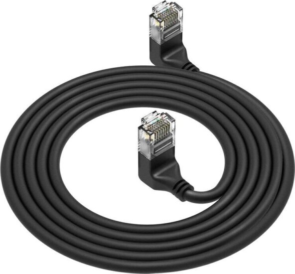 ACT DC4952 U-UTP CAT6A RJ45 Patch Kábel 0,25m - Fekete