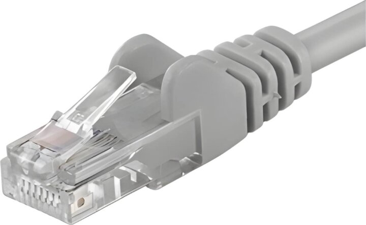 PremiumCord SP6UTP050 UTP CAT6 RJ45 Patch Kábel 5m - Szürke