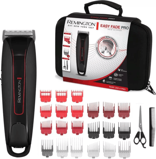 Remington HC550 Easy Fade Pro Akkus hajvágó- Fekete Remington HC550 Easy Fade Pro Akkus hajvágó- Fekete
