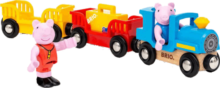 BRIO World Játékvonat Peppa malac figurákkal