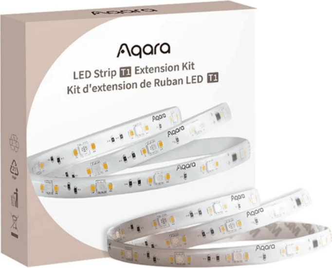 Aqara RLSE-K01D LED T1 hosszabító szalag 1m - RGBIC