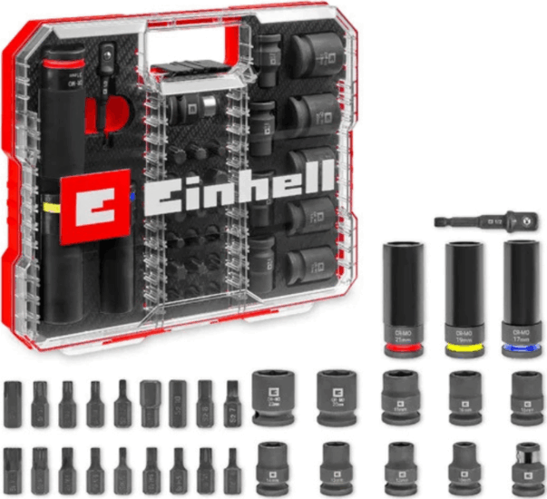 Einhell 109288 XL-Case Dugókulcs és Bit készlet (32 db / csomag)