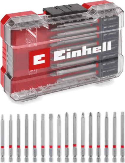 Einhell 118973 M-Case PH + PZ + TORX Bit készlet 16 darabos