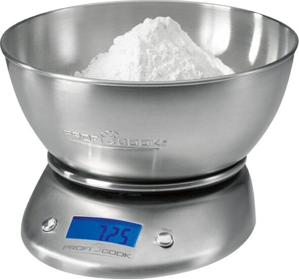 ProfiCook KW1040 Digitális Konyhai Mérleg - Ezüst