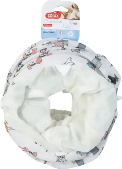 Zolux Macska alagút macskajáték 40x100cm - Mintás