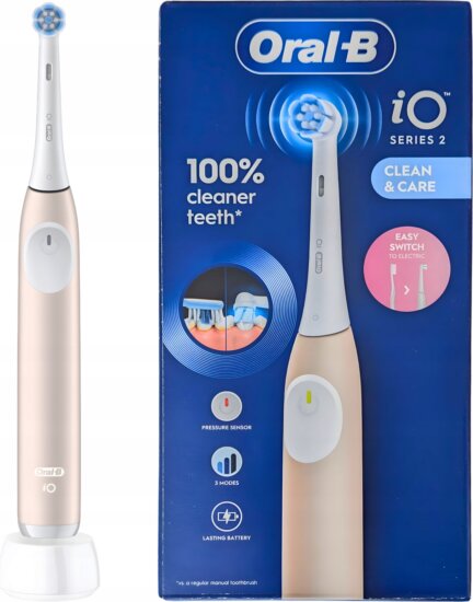 Braun Oral-B iO Series 2 Calm Mágneses Elektromos fogkefe - Rózsaszín