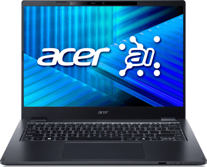 Acer Travelmate P4 TMP414-55-TCO-51CH Laptop Fekete (14" / Intel Core Ultra 5-225U / 16GB / 512GB SSD / Win 11 Pro)