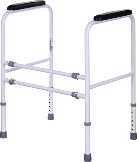 ActionMed P100AM Állítható magasságú Fürdőszobai Kapaszkodó keret - Fehér