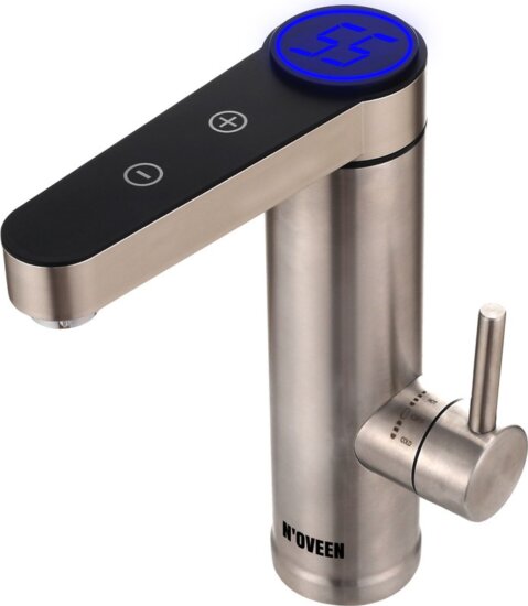 N'oveen IWH960 Átfolyós Vízmelegítő csaptelep 3,6 kW - Ezüst