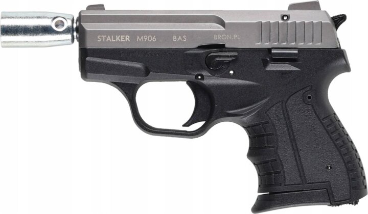 STALKER M906 BAS .22 - 6mm Titánium Vaktüzelő Riasztópisztoly - Fekete STALKER M906 BAS .22 - 6mm Titánium Vaktüzelő Riasztópisztoly - Fekete