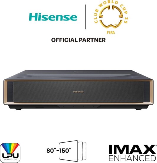 Hisense PT1 4K UHD 2500 Lumen 3D Projektor - Fekete