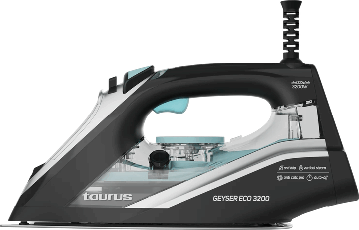 Taurus Geyser Eco Gőzölős vasaló 3200W - Fekete