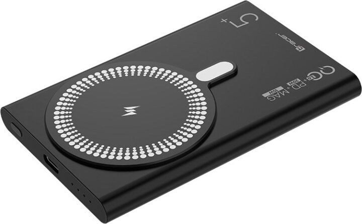 Tracer AirMag2 MagSafe Wireless Powerbank 5000 mAh 20W+15W - Fekete Tracer AirMag2 MagSafe Wireless Powerbank 5000 mAh 20W+15W - Fekete