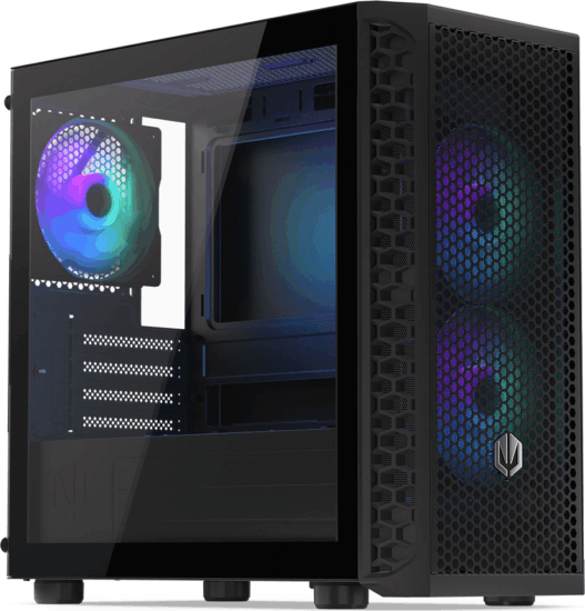 ENDORFY Signum M30 ARGB Mini torony számítógépház + 3db 120mm ventilátor - Fekete ENDORFY Signum M30 ARGB Mini torony számítógépház + 3db 120mm ventilátor - Fekete