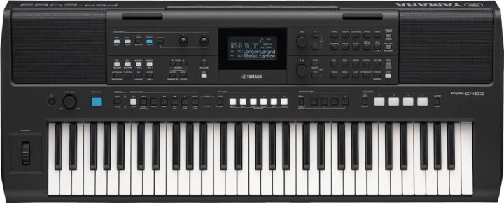 Yamaha PSR-E483 Hordozható Szintetizátor - Fekete Yamaha PSR-E483 Hordozható Szintetizátor - Fekete