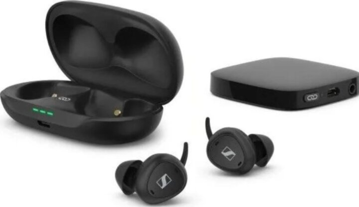 Sennheiser 119-3011-0610 Bluetooth Fülhallgató Töltőtokban TV nézéshez - Fekete Sennheiser 119-3011-0610 Bluetooth Fülhallgató Töltőtokban TV nézéshez - Fekete