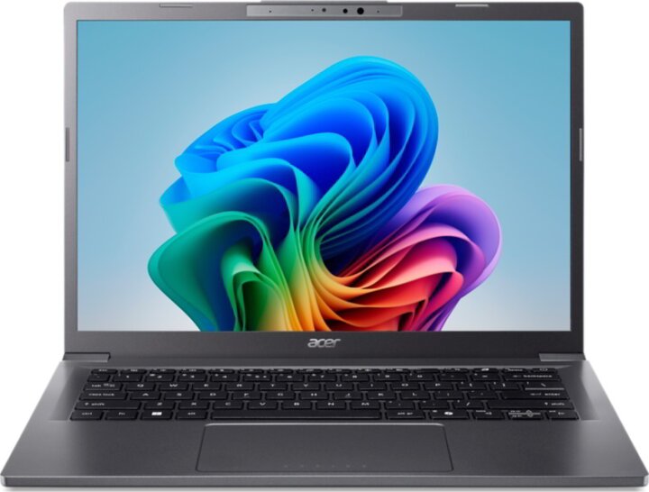 Acer Aspire 14 AI A14-52M-576C Laptop Acélszürke (14" / Intel Core Ultra 5-226V / 16GB / 1TB M.2 SSD / Win 11 Home)