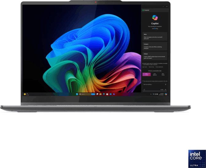 Lenovo Yoga 7 2in1 14ILL10 Laptop Szürke (14" Touch / Intel Core Ultra 5-226V / 16GB / 512GB M.2 SSD / Win 11 Home)