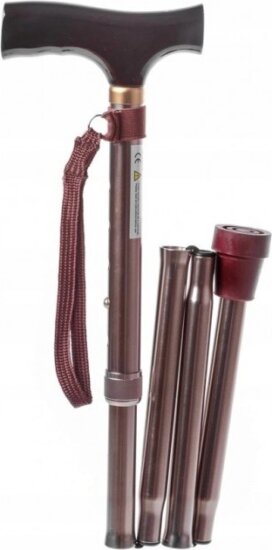 Reha Fund RF-520 Teleszkópos Állítható összecsukható Sétabot - Barna