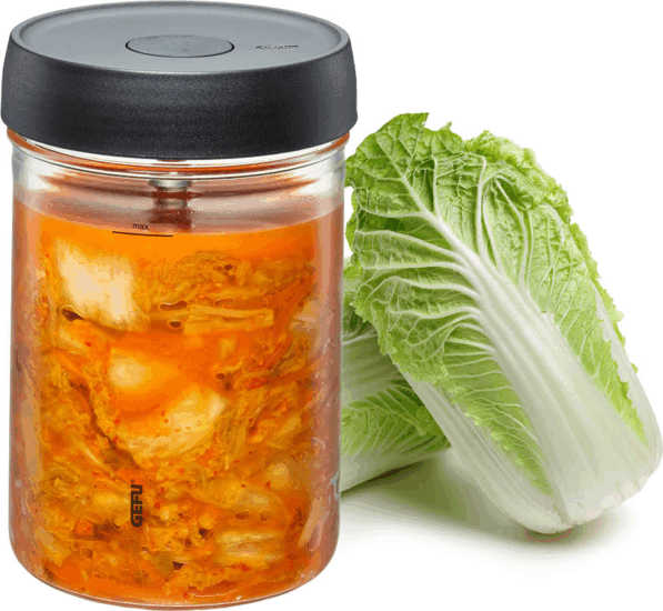 Gefu 15810 NATIVO Üveg Erjesztő edény 1,0L - Átlátszó