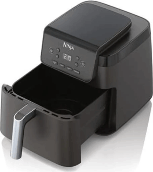 Ninja AF170EU AirFryer Forrólevegős sütő 6,2L 2000 Watt - Fekete