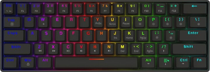 Savio Blackout X2 Mechanikus Vezetékes Gaming RGB Billentyűzet US (Brown Switch) - Fekete Savio Blackout X2 Mechanikus Vezetékes Gaming RGB Billentyűzet US (Brown Switch) - Fekete
