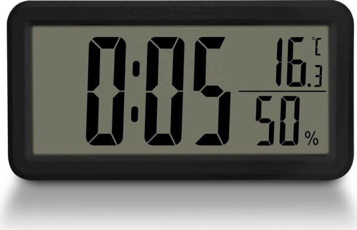 TOO DC-505-B Digitális asztali Óra - Fekete