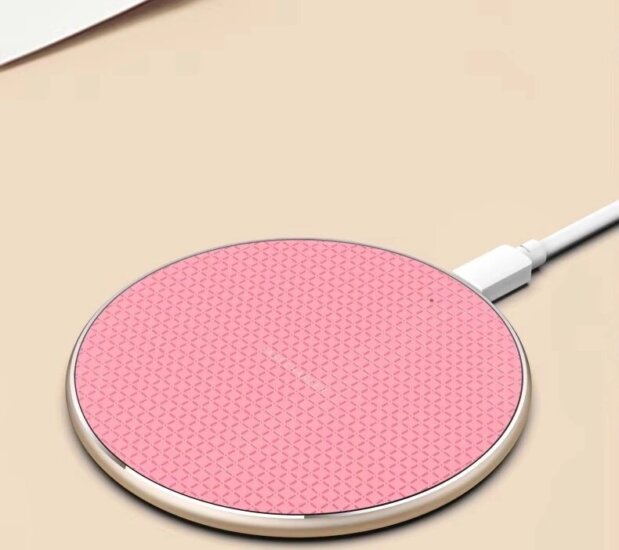 TOO FC-15-Qi-P Qi Wireless Töltő 10W - Rózsaszín