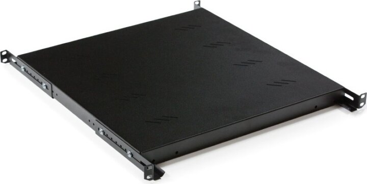 KELine RAB-UP-450-H4 19" Perforált Fix Polc 1U - Fekete