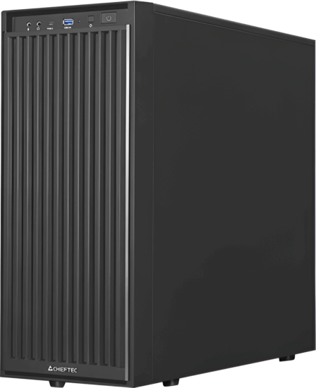 Chieftec BW-01B-OP Midi Torony Számítógépház + 1db 120mm ventilátor - Fekete