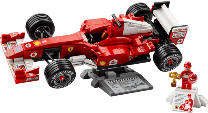 LEGO 11375 Icons - Ferrari F2004 és Michael Schumacher