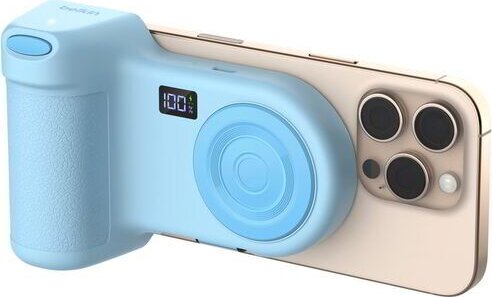 Belkin Stage Power Grip Powerbank integrált USB-C kábellel / 9300 mAh 15 W - Kék