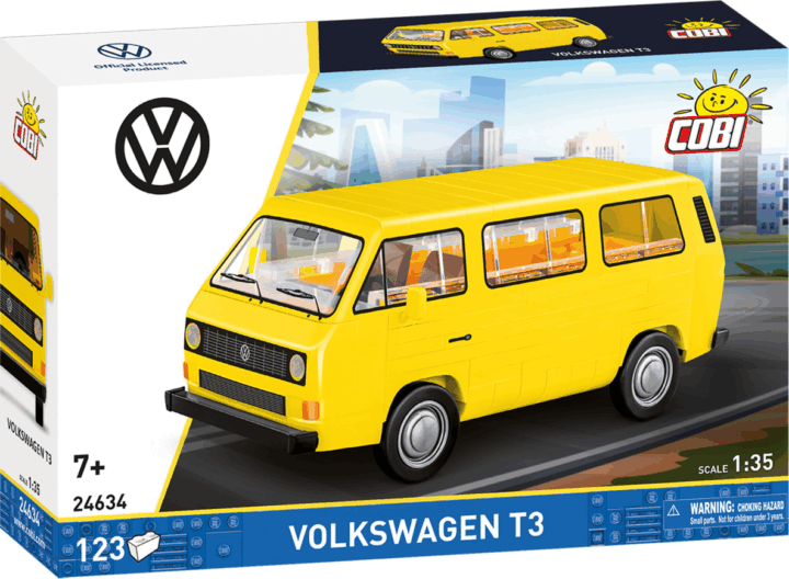 Cobi 24634 Volkswagen T3 123 darabos Műanyag makett 1:35