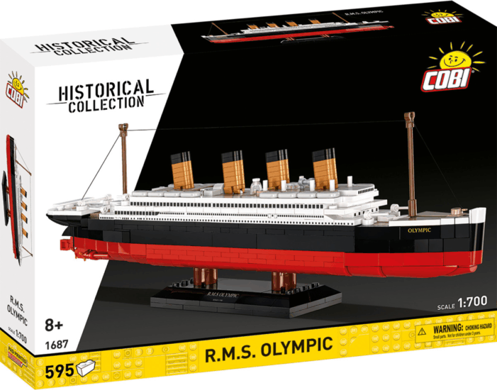 Cobi 1687 RMS Olympic Hajó 595 darabos Műanyag makett 1:700