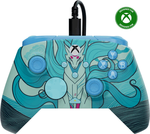 Turtle Beach Rematch Advanced Wired Blue Kitsune Gaming kontroller gamepad (XBS, PC) - Kék