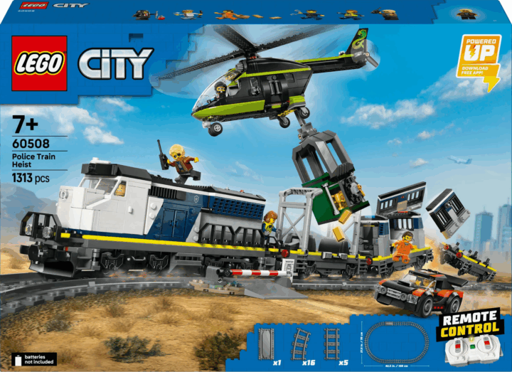 LEGO 60508 City - Rendőrségi Vonatrazzia
