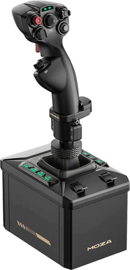 Moza Racing Flight AB6 Simulator szett - Fekete (AB6 FFB Bázis + MHG Flightstick)