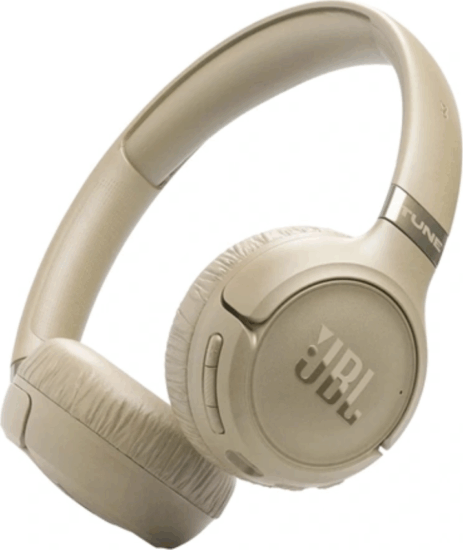 JBL T680NCBEG Bluetooth / Vezetékes Fejhallgató Headset - Bézs