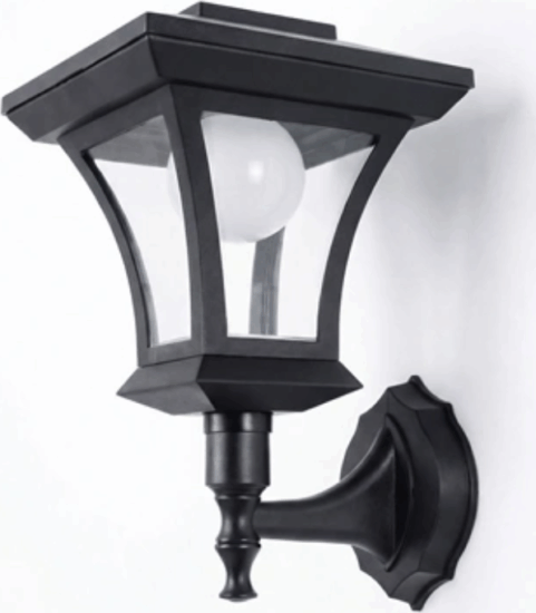 Garden of Eden 11404A Napelemes LED kültéri Fali lámpa - Fekete