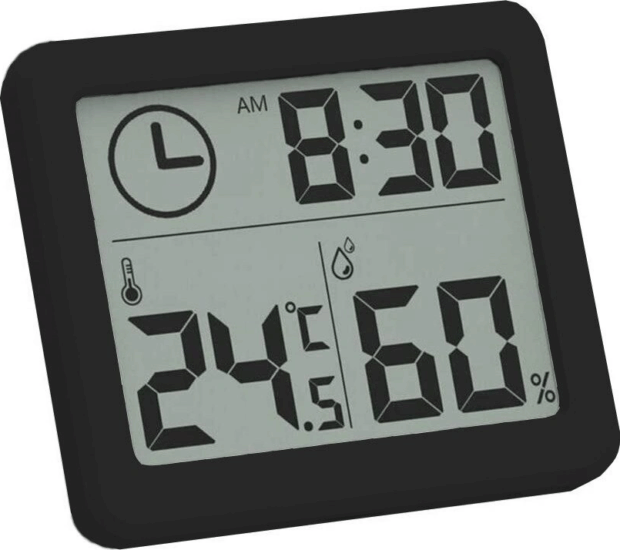 TOO WS-301-B LCD Meteorológiai Időjárás állomás - Fekete