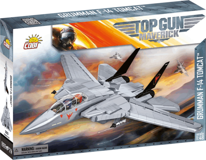 Cobi 5920 Grumman F-14 Tomcat Repülő 2 pilótával 869 darabos Műanyag makett 1:48